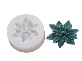 Molde silicona FLOR NAVIDAD 